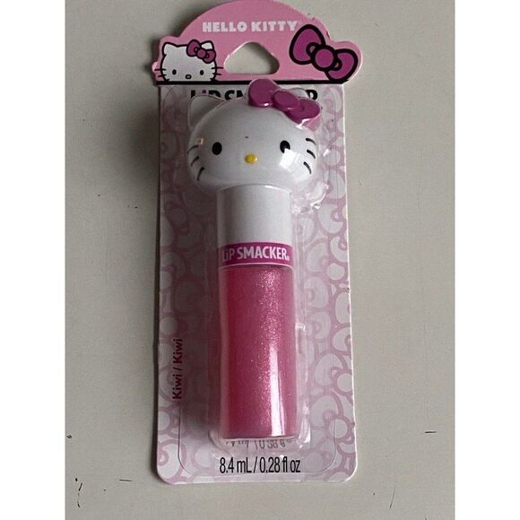 Lip Smacker Sanrio Hello Kitty Flavored Lip Gloss Lippy Pal Shimmer Kiwi NEW - Picture 1 of 7